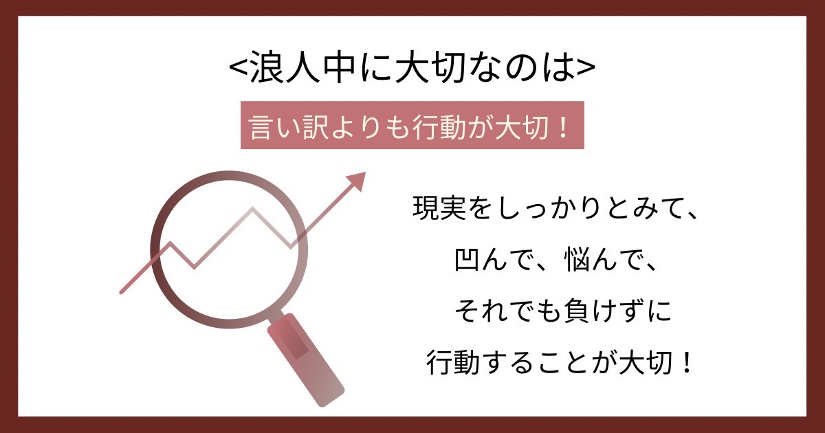 浪人中に大切なのはの画像