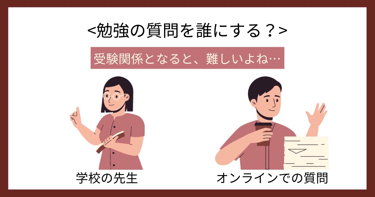 勉強の質問を誰にするの画像