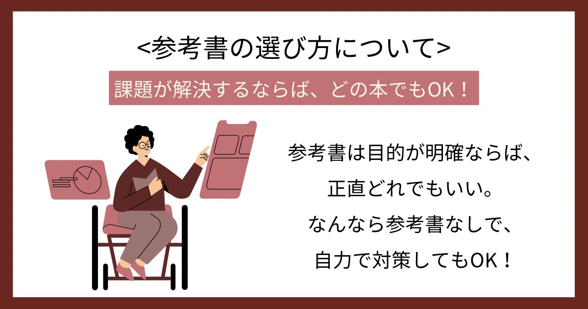 参考書の選び方についての画像